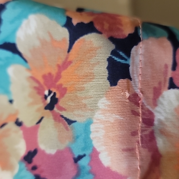 Pink & Blue Floral Midi Dress - Picture 9 of 10